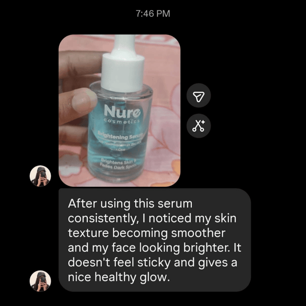 Customer testimonial message